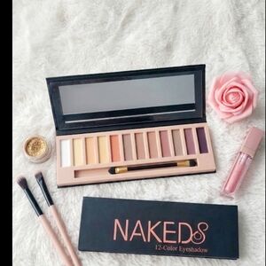 NAKED8 12-Color Eyeshadow Palette - Neutral & Pink Shades